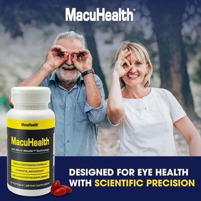 Triple Carotenoid Formula Advanced Eye Vitamin 2 Pack of 90 Softgels (3-Month Supply) by MacuHealth