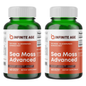 Sea Moss Advanced Superfood 1250 mg 60 Capsules 2 Pack by INFINITE AGE