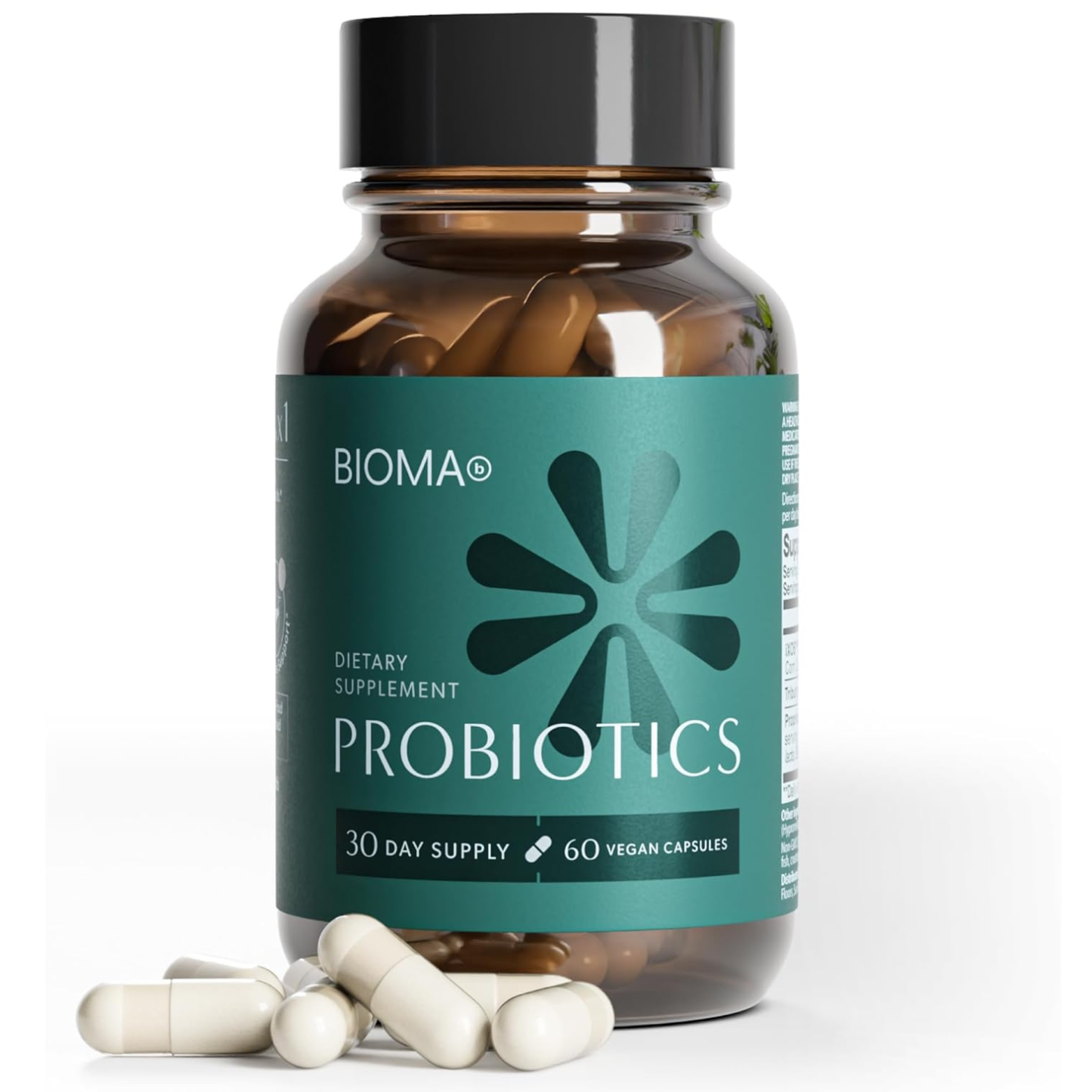 Probiotics - Digestive Health - Gut Support for Men & Women - 60 Capsules by BIOMA