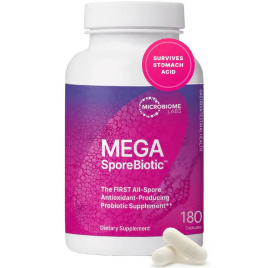 All-Spore Antioxidant Producing Probiotic Supplement 180 Capsules by MegaSporeBiotic